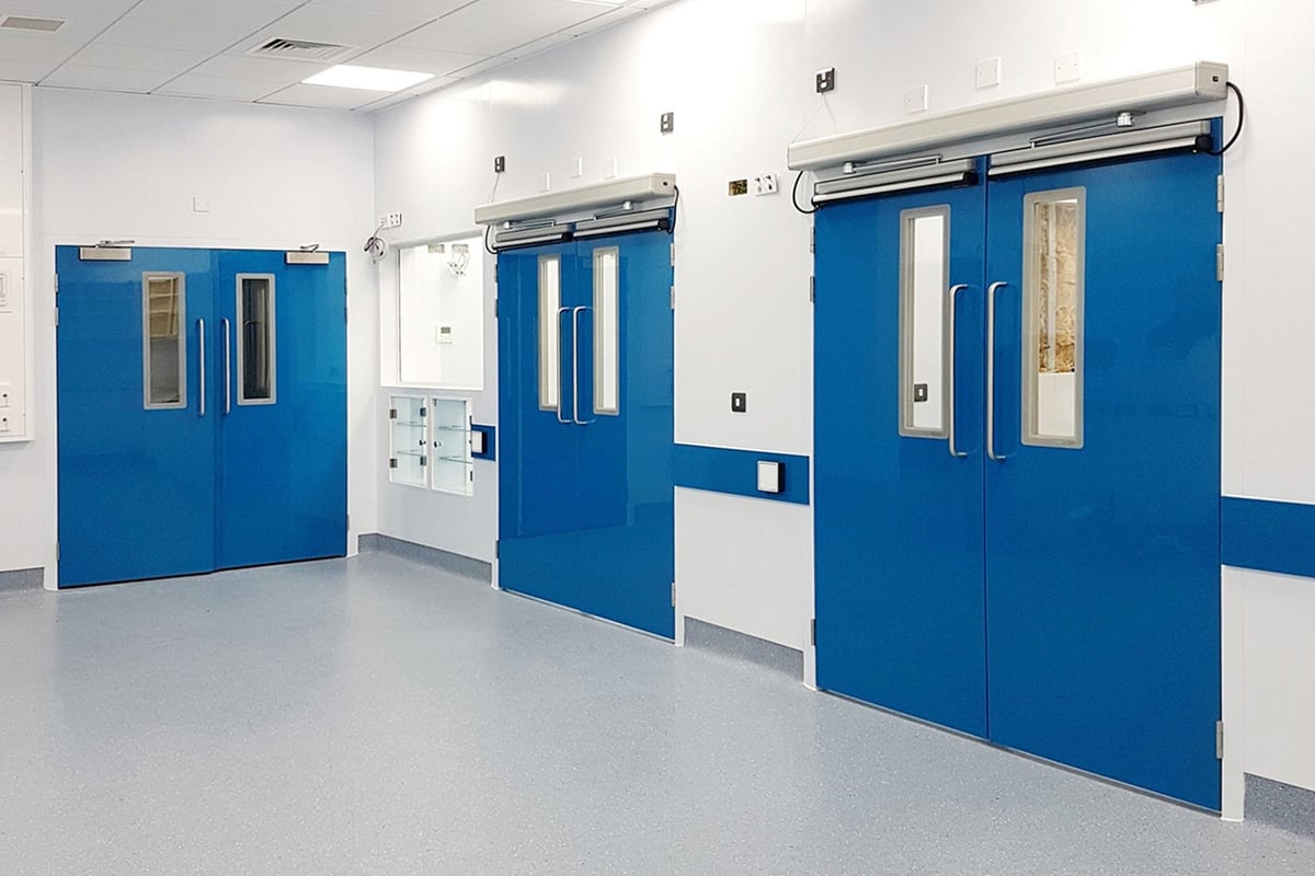 Three double Trovex Hygidoors with automation