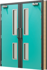 Hygidoor double door fire-rated doorset Hygidoor double door fire-rated doorset